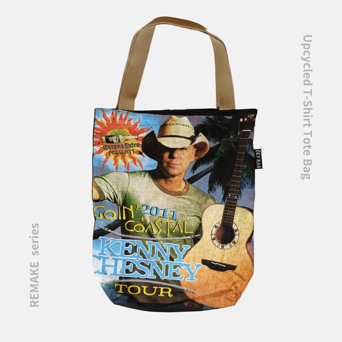 古着リメイク Kenny Chesney Tシャツトートバッグ《AU-50-25》