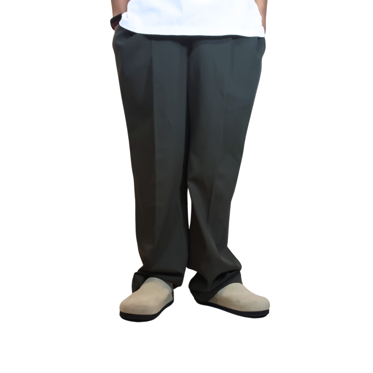 古着 USEDツータックパンツ:スラックス