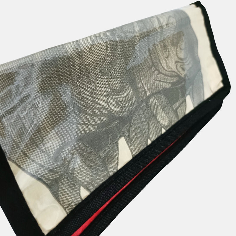 アップサイクルウォレット(サイ絵柄)長財布《JU-11-25》
