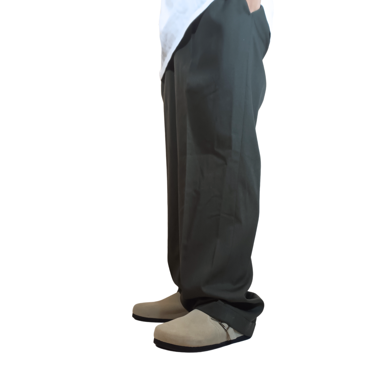 古着 USEDツータックパンツ:スラックス