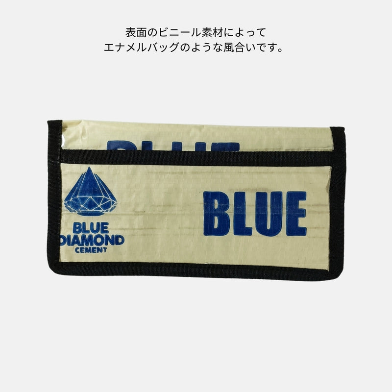 《AP-69-25》アップサイクルウォレット/セメント袋リメイク長財布