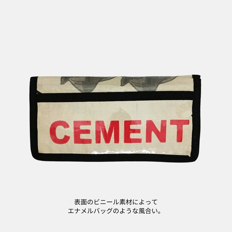 アップサイクルウォレット(サイ絵柄)長財布《JU-11-25》