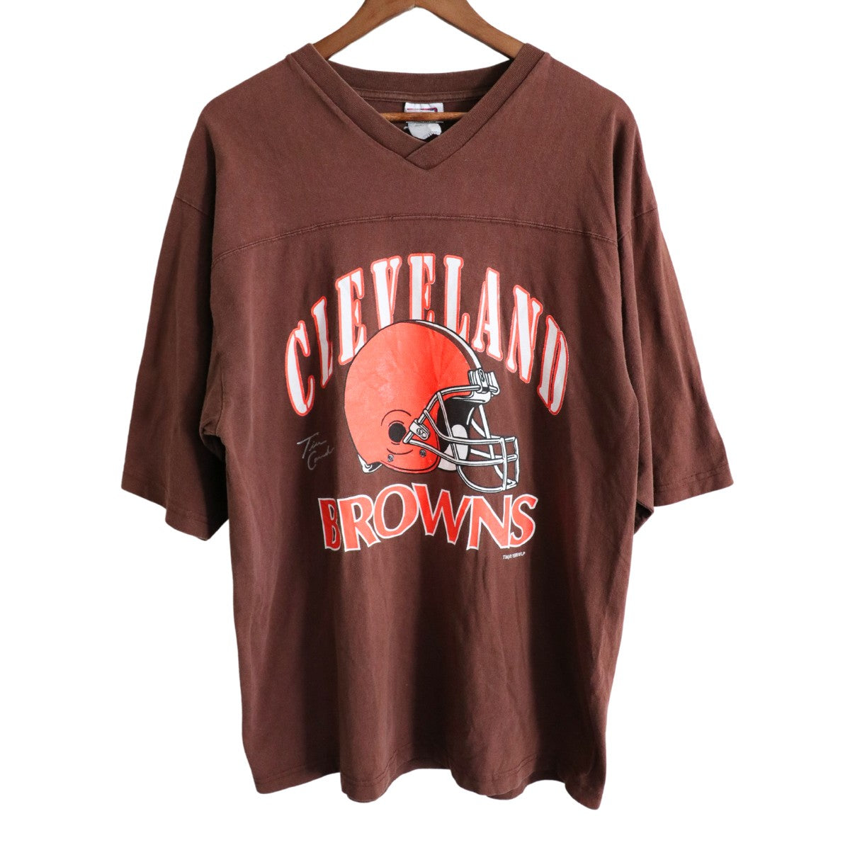 NFL チームTシャツ（Vネック） クリーブランド・ブラウンズ、ティム