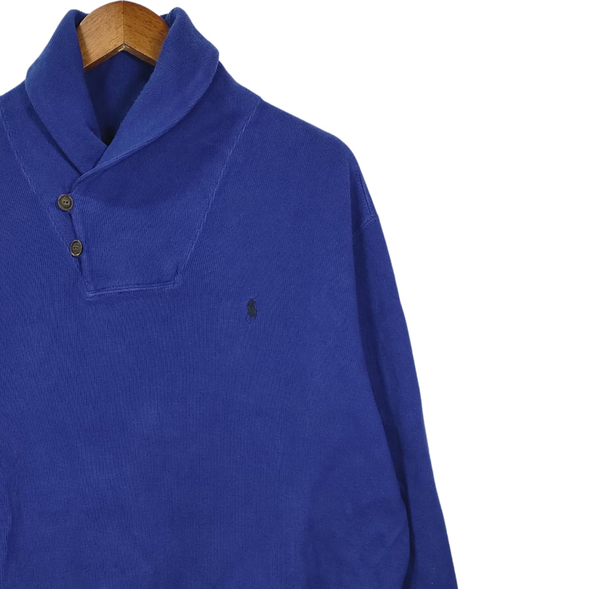 Polo by Ralph Lauren古着：ショールカラースウェット（ラルフローレン へちま襟） – 古着通販《公式》古着屋O.D.B