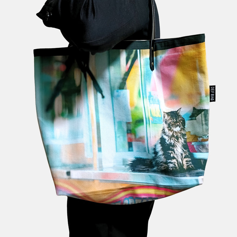 【一点モノ】猫フォト大判トートバッグ