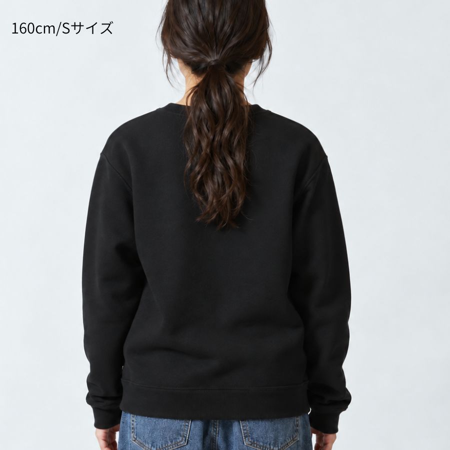 【受注生産】ふっくらやわらか、ロゴ刺繍スウェット