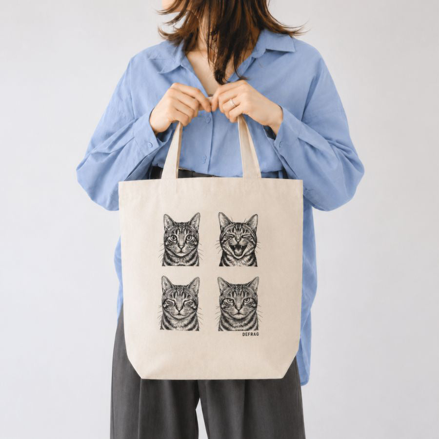 FOUR FACES キャンバストートバッグ