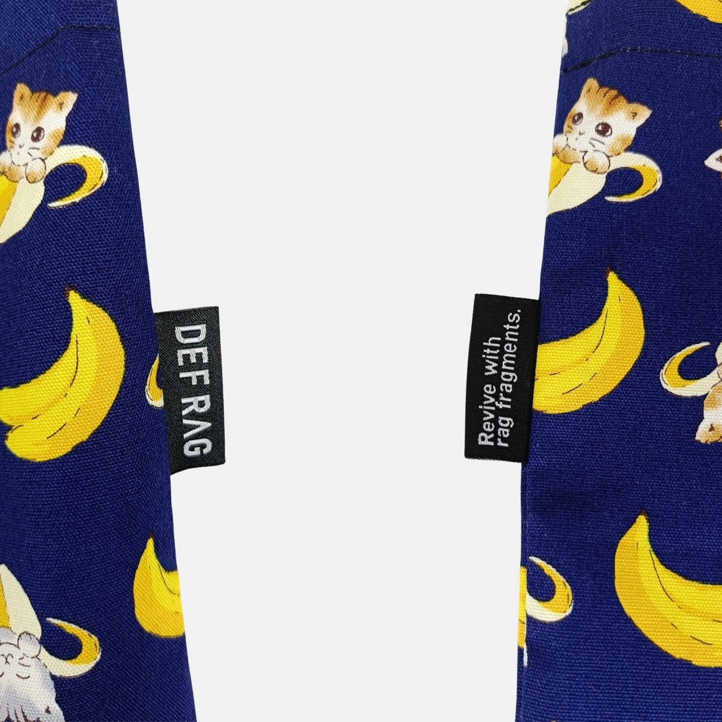 【新品】猫柄トートバッグ：ねこまみれ／ねこばなな