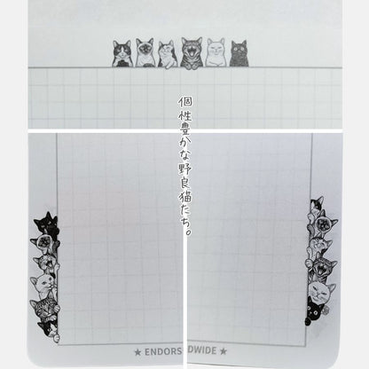 塀の上の野良猫 オリジナルリングノート