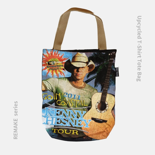 古着リメイク Kenny Chesney Tシャツトートバッグ《AU-50-25》