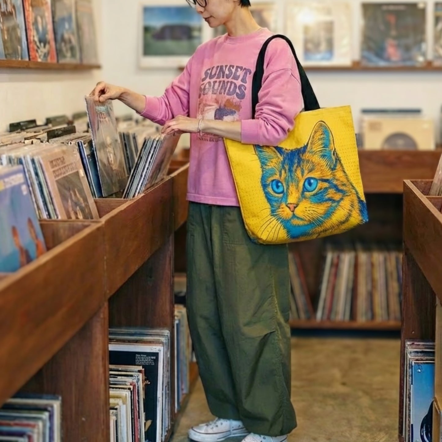 ポップアートキャット・トートバッグ