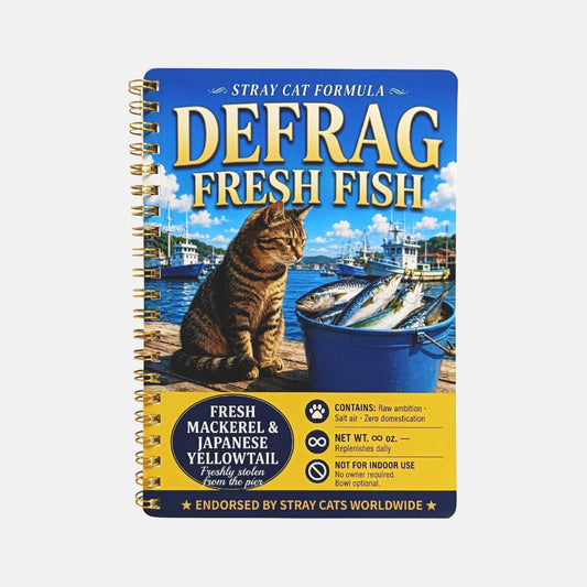 海外キャットフード風オリジナルリングノート