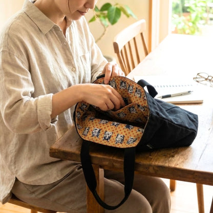 裏ネコトート（茶トラブラウン／黒ネコブラック）