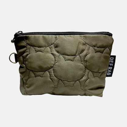 猫キルティングふっくらポーチ（マチ付きタイプ）