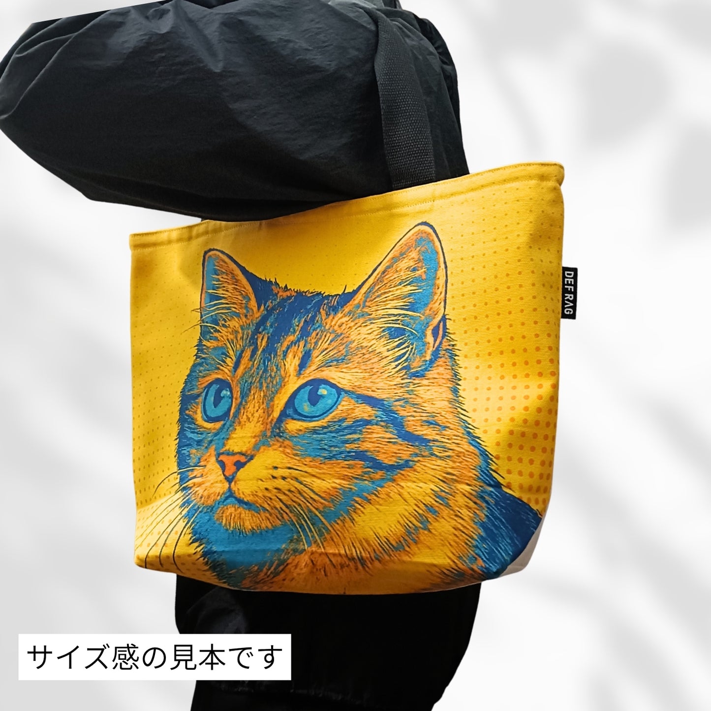 ポップアートミニチュアダックスフンド・トートバッグ