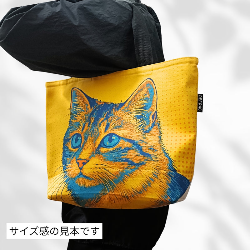 ポップアートミニチュアダックスフンド・トートバッグ