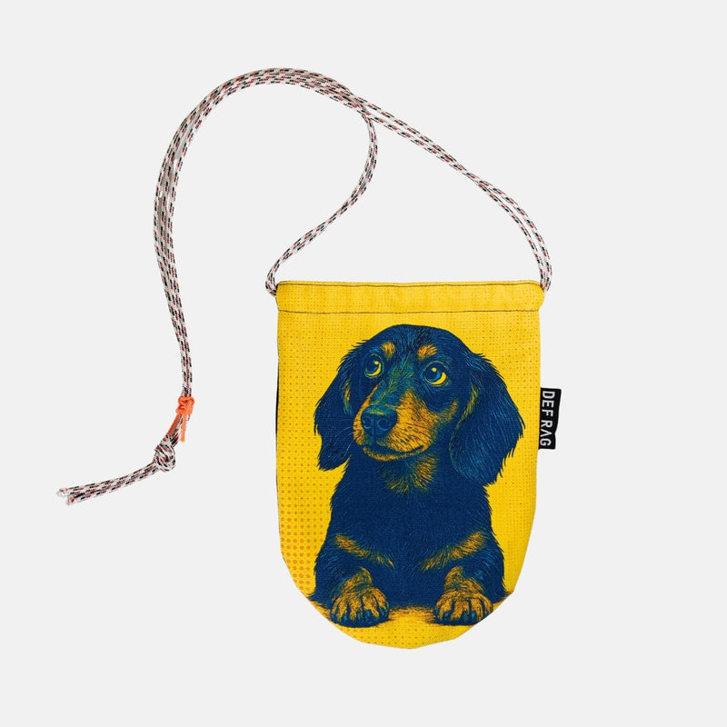 CORON:ポップアートダックスフンド巾着ショルダー