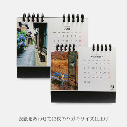 【予約販売】2027年 卓上カレンダー｜港町の野良猫たち