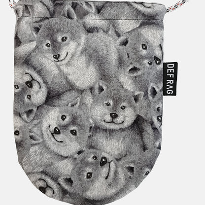 CORON - 柴犬だらけ 巾着ショルダー