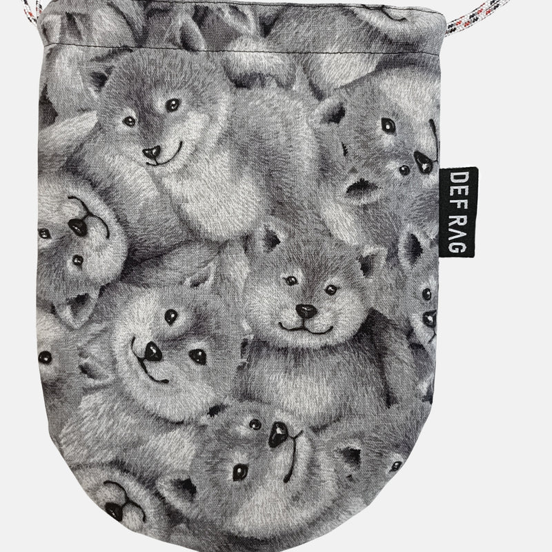 CORON - 柴犬だらけ 巾着ショルダー