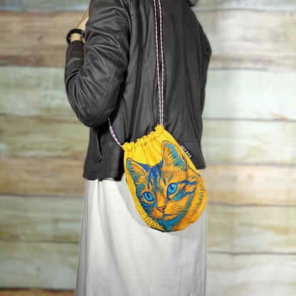 CORON:ポップアートキャット巾着ショルダー