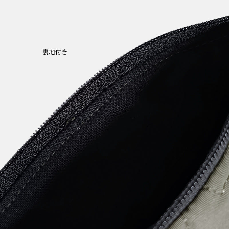 猫キルティングふっくらポーチ（マチ付きタイプ）