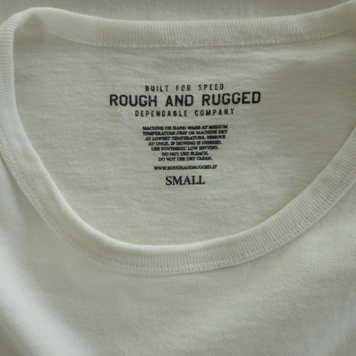 古着ROUGH AND RUGGED 刺繍Tシャツ