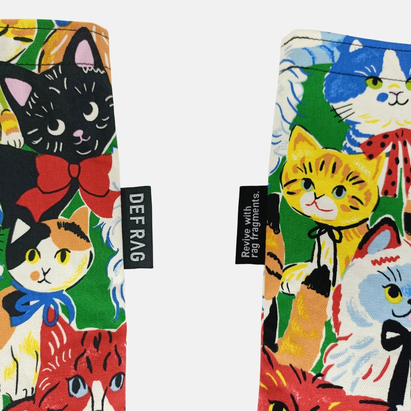 【新品】猫柄トートバッグ：ねこまみれ／ねこばなな
