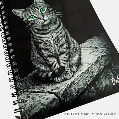 塀の上の野良猫 オリジナルリングノート
