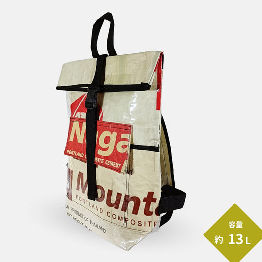 セメント袋アップサイクルリュック 13L《ap-20-25》