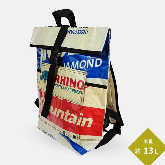 セメント袋アップサイクルリュック 13L《ap-27-25》