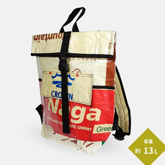 セメント袋アップサイクルリュック 13L《ap-33-25》