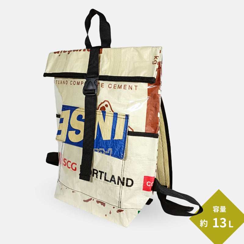 セメント袋アップサイクルリュック 13L《ap-38-25》