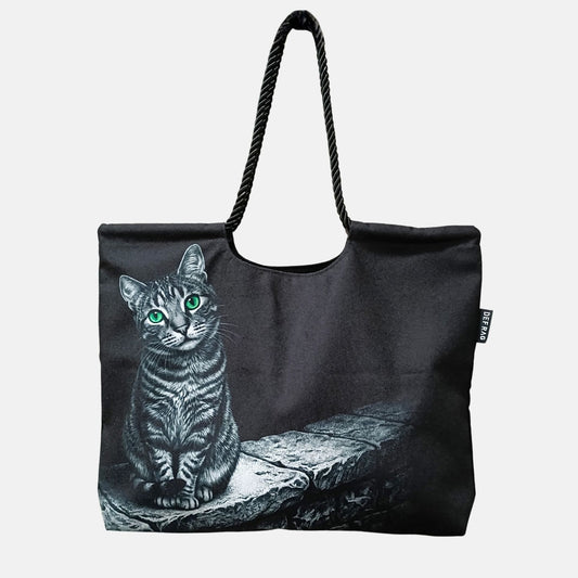 塀の上の野良猫・マルシェバッグ