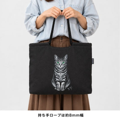 【先行販売】見つめるキジトラ｜超軽量マルシェバッグ