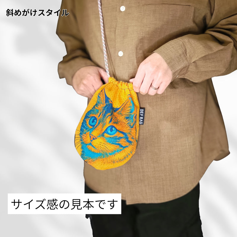 CORON:ポップアートダックスフンド巾着ショルダー